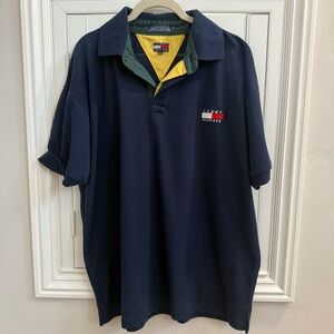 Tommy Hilfiger Men’s Navy Polo Shirt - Size XL